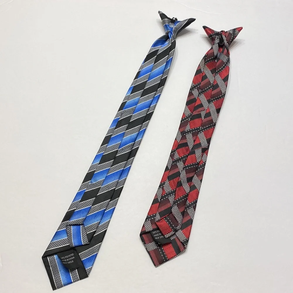 Bundle of 2 boys clip on ties